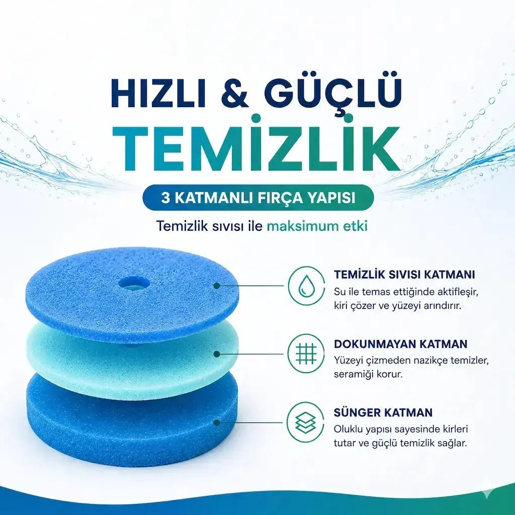Kullan-At Deterjanlı Tuvalet Fırçası Freshora