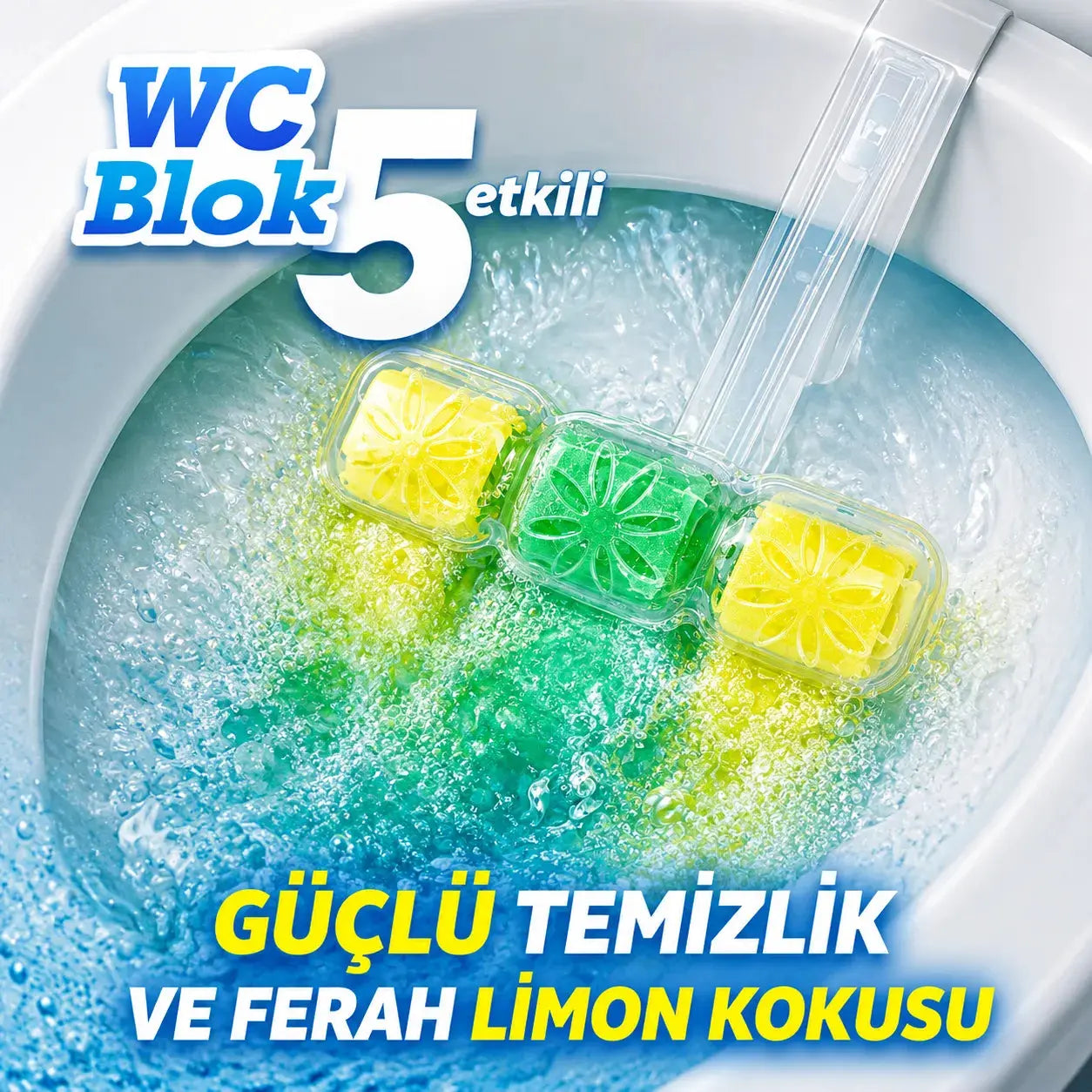 Limon Etkili Tuvalet Blok Kokusu Freshora