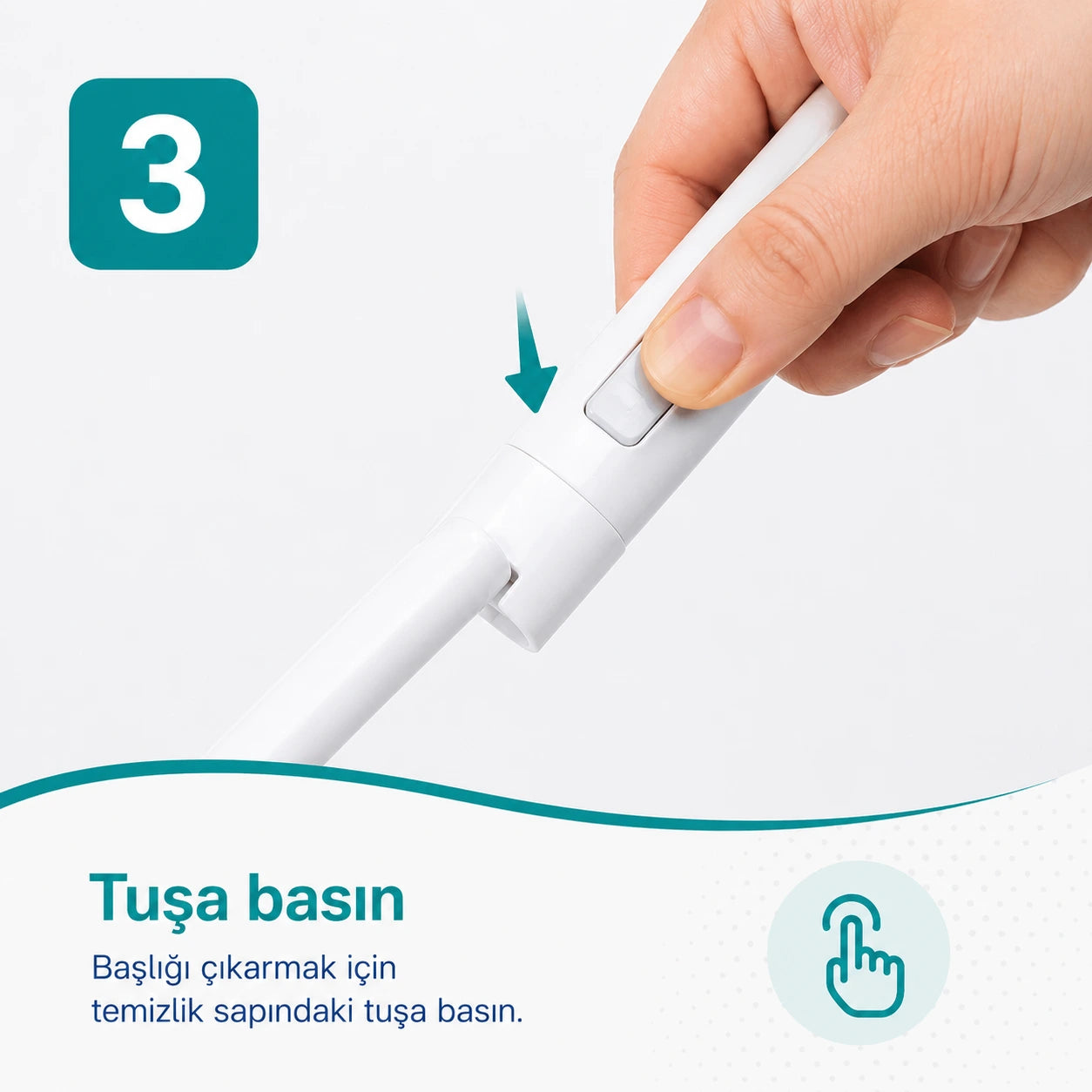 Freshora tek kullanımlık deterjan başlıklı tuvalet fırçası seti
