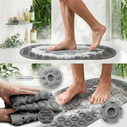 Banyo Paspası Vantuzlu Masajlı Silikon Freshora