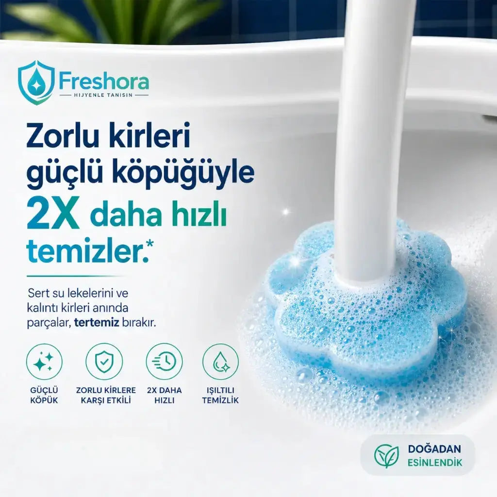 Kullan-At Deterjanlı Tuvalet Fırçası Freshora