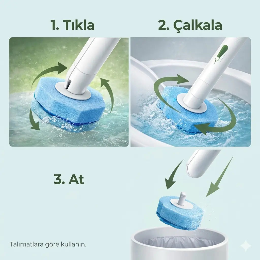 Kullan-At Deterjanlı Tuvalet Fırçası
